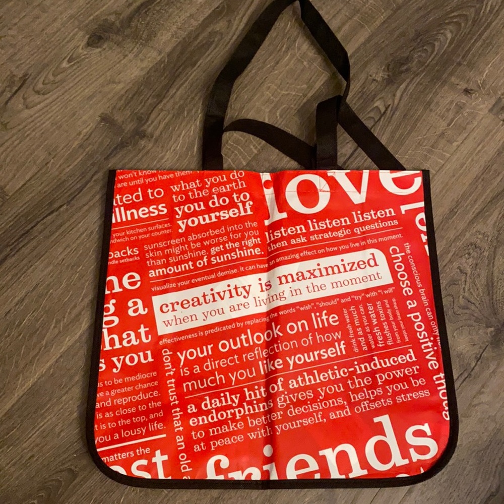 Lulu lemon large shopping bag